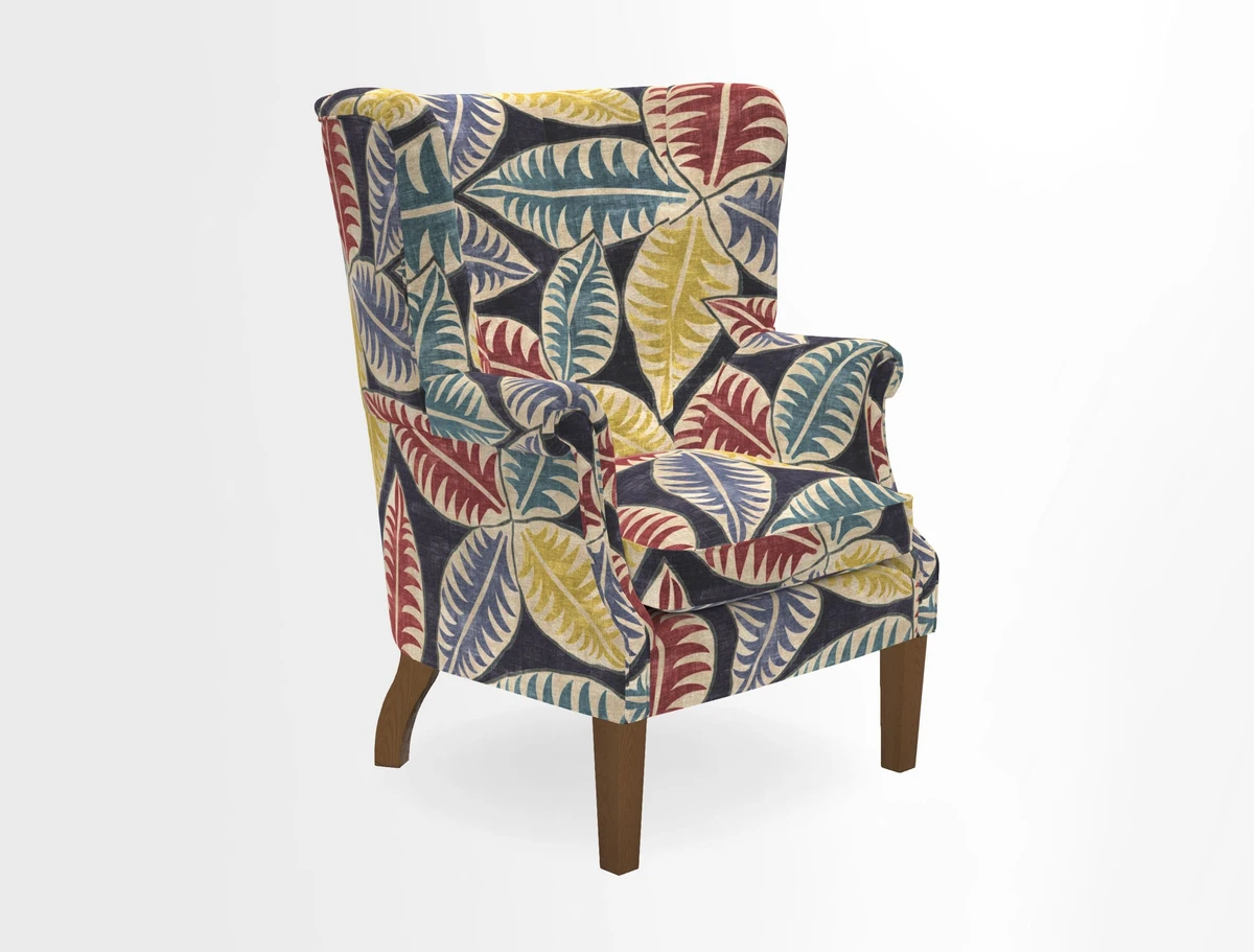 Whitewell Fluted Chair in Textured Velvet Veridian
