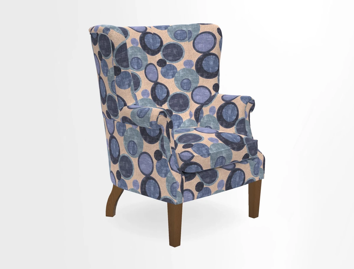 Whitewell Fluted Chair in Textured Velvet Veridian