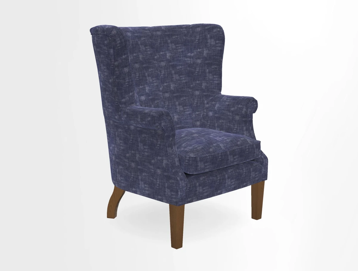 Whitewell Fluted Chair in Textured Velvet Veridian