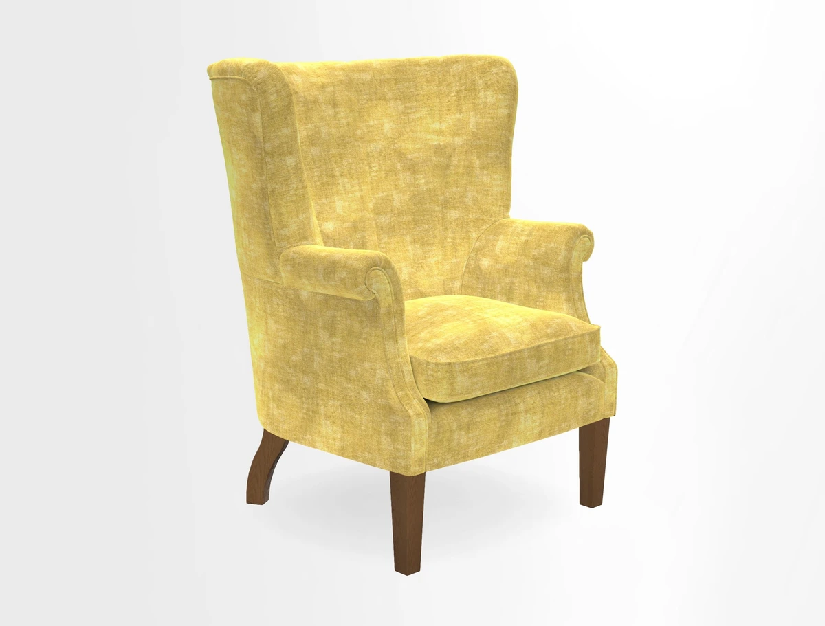 Whitewell Fluted Chair in Textured Velvet Veridian
