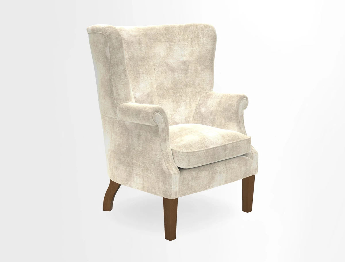 Whitewell Fluted Chair in Textured Velvet Veridian