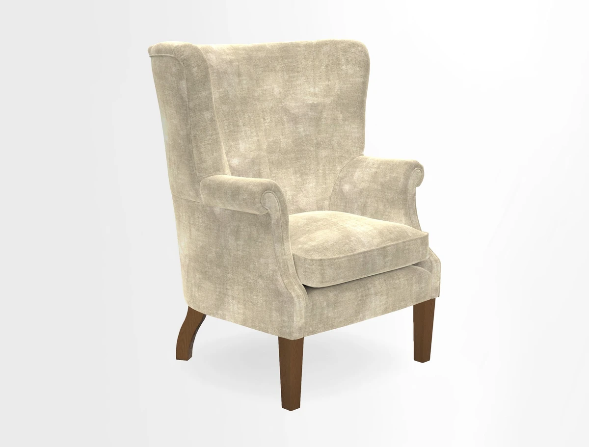Whitewell Fluted Chair in Textured Velvet Veridian