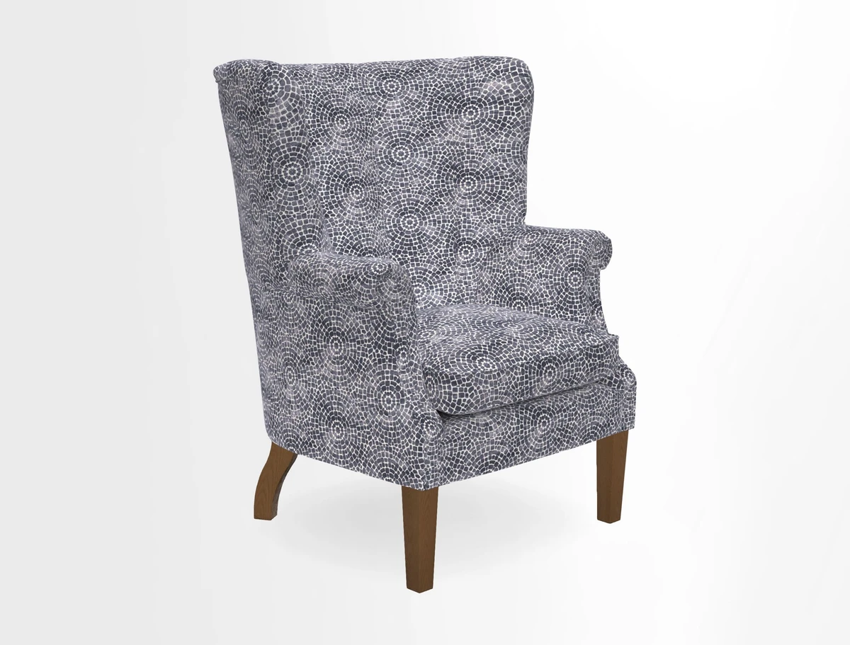 Whitewell Fluted Chair in Textured Velvet Veridian