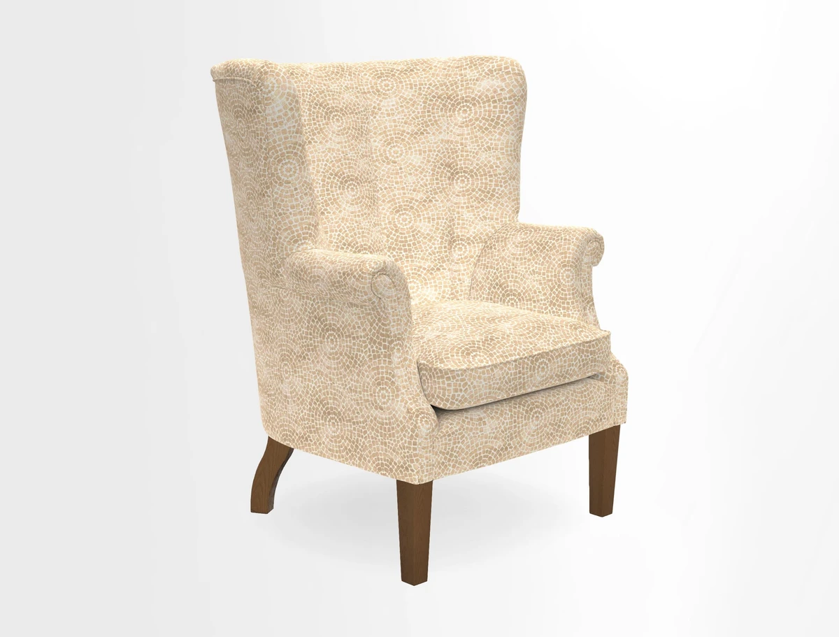 Whitewell Fluted Chair in Textured Velvet Veridian