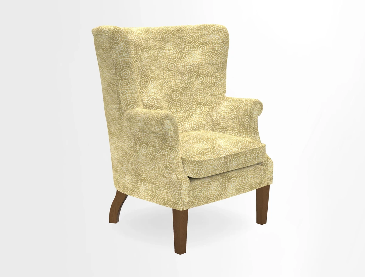 Whitewell Fluted Chair in Textured Velvet Veridian