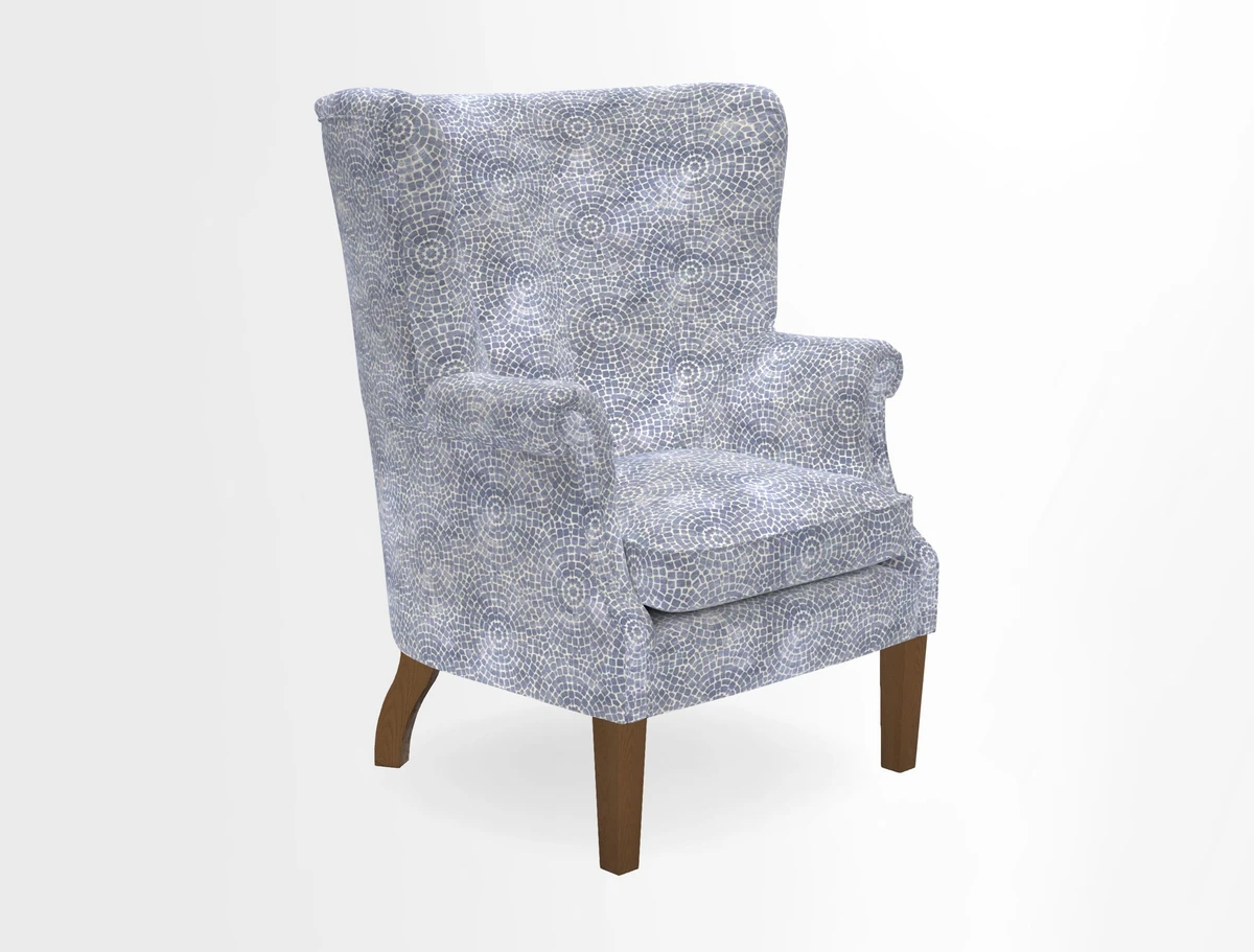 Whitewell Fluted Chair in Textured Velvet Veridian