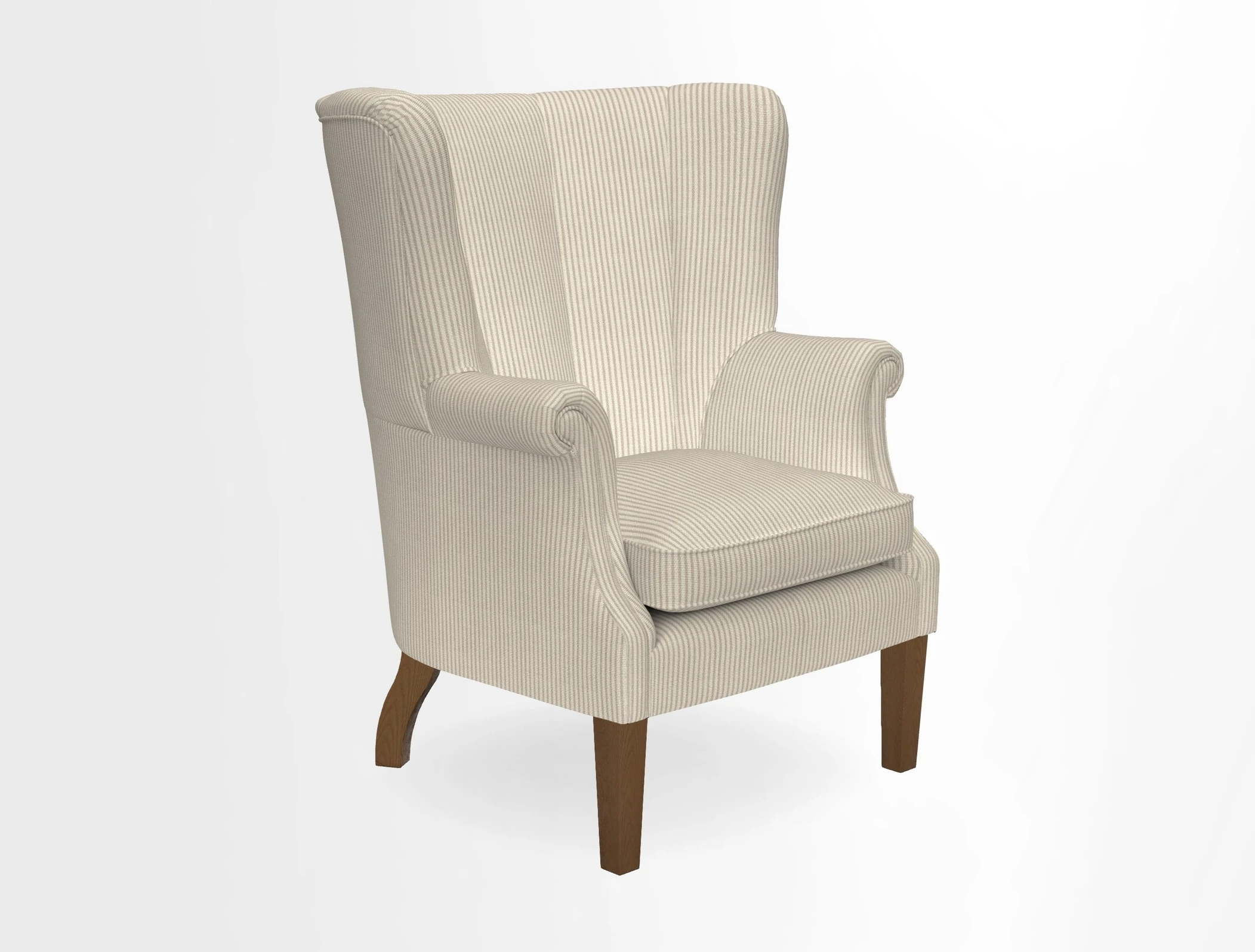 Whitewell Fluted Chair in Textured Velvet Veridian