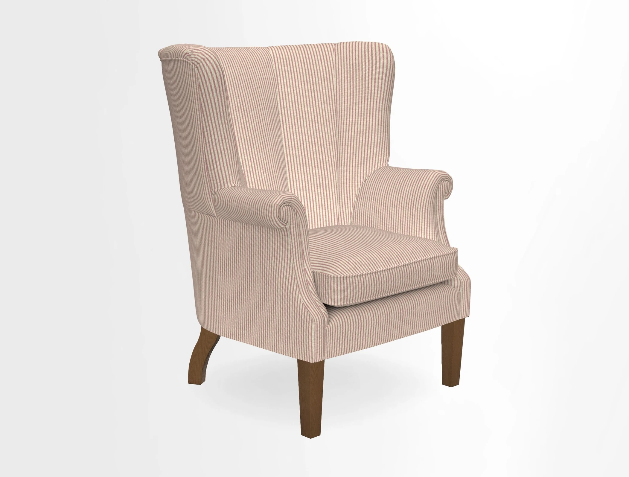 Whitewell Fluted Chair in Textured Velvet Veridian