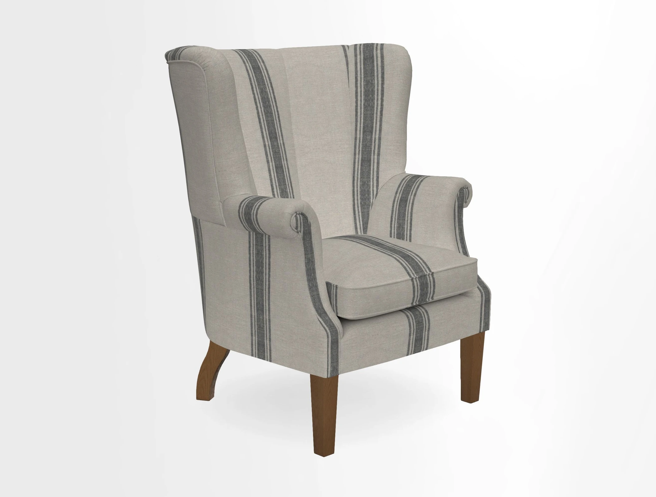Whitewell Fluted Chair in Textured Velvet Veridian
