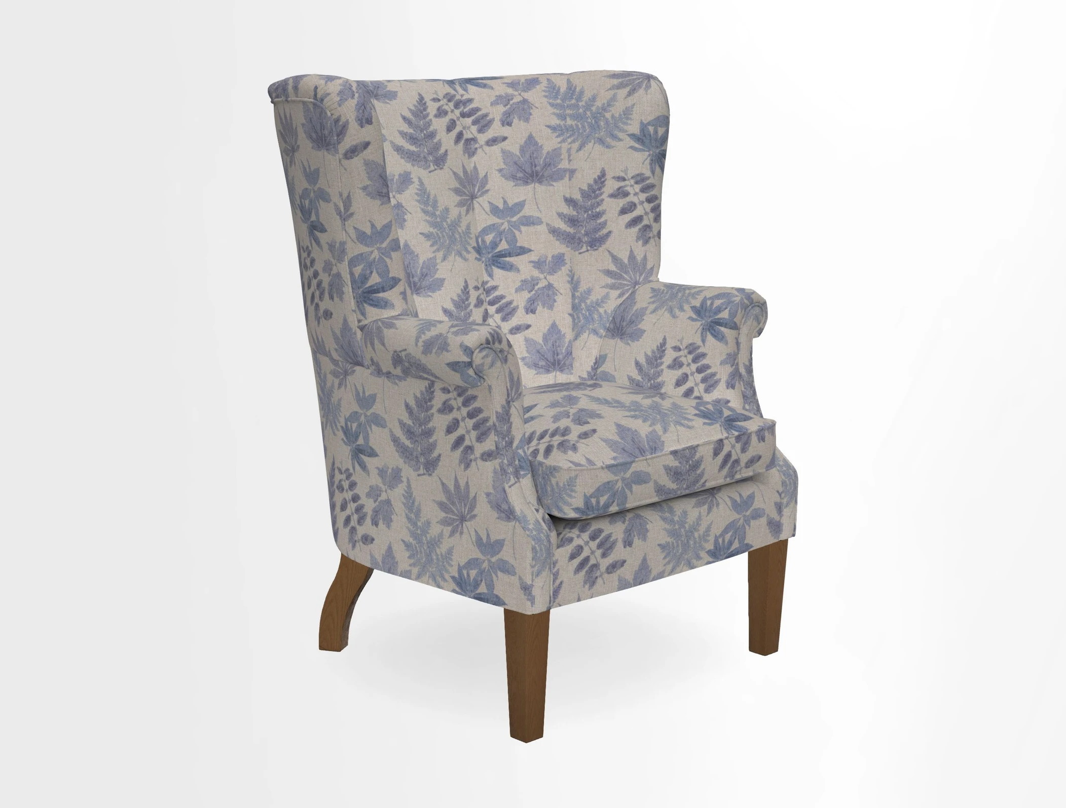 Whitewell Fluted Chair in Textured Velvet Veridian