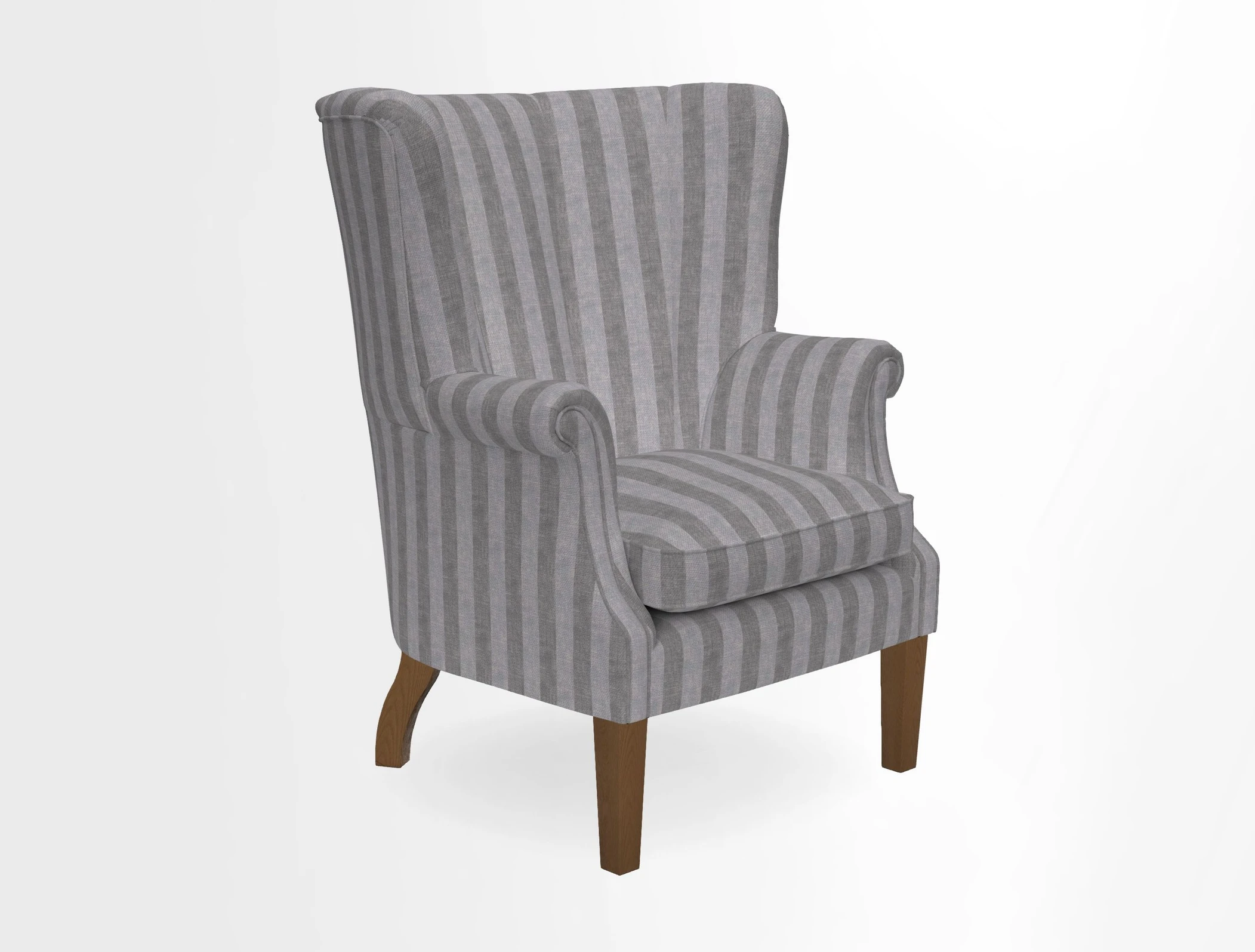 Whitewell Fluted Chair in Textured Velvet Veridian