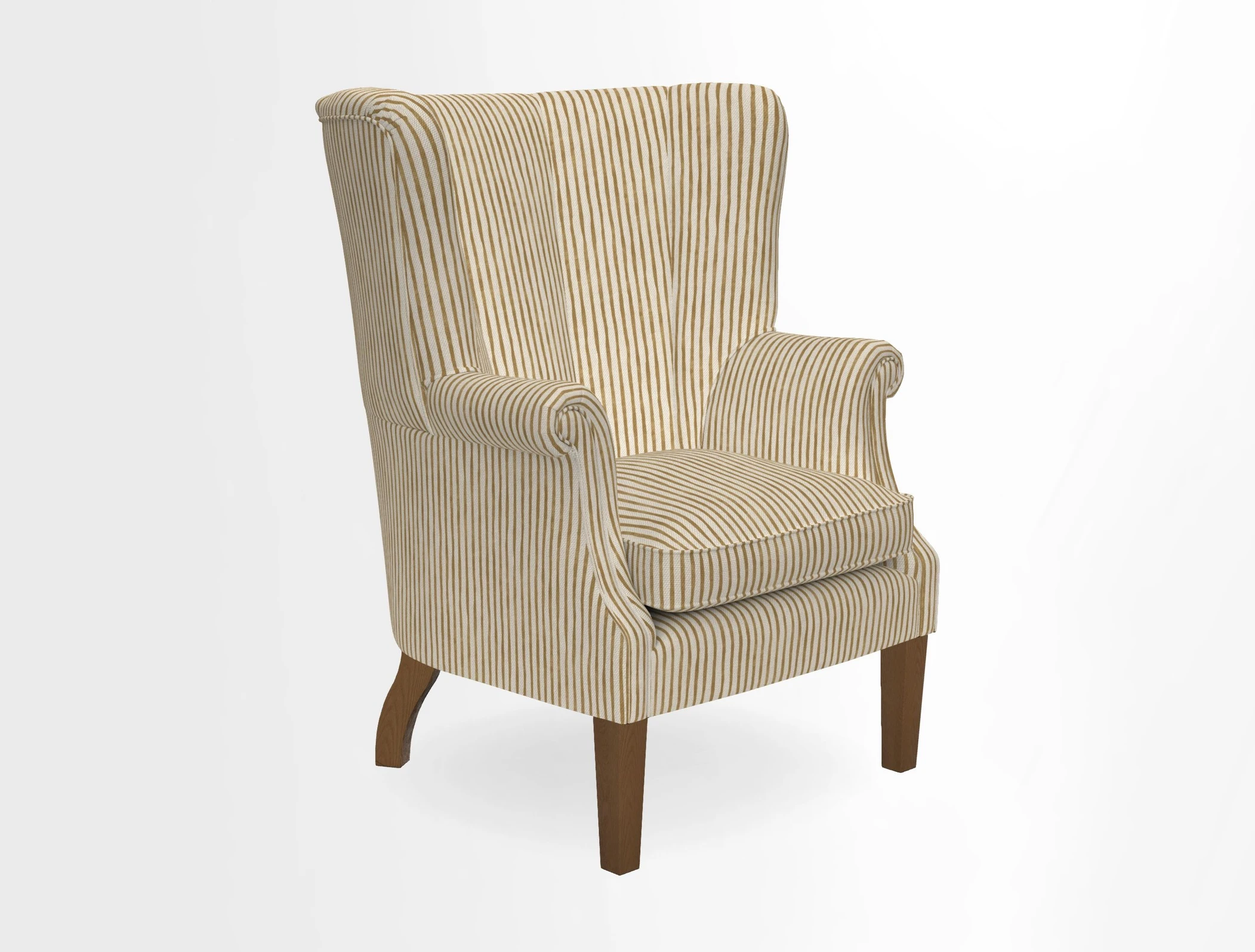 Whitewell Fluted Chair in Textured Velvet Veridian