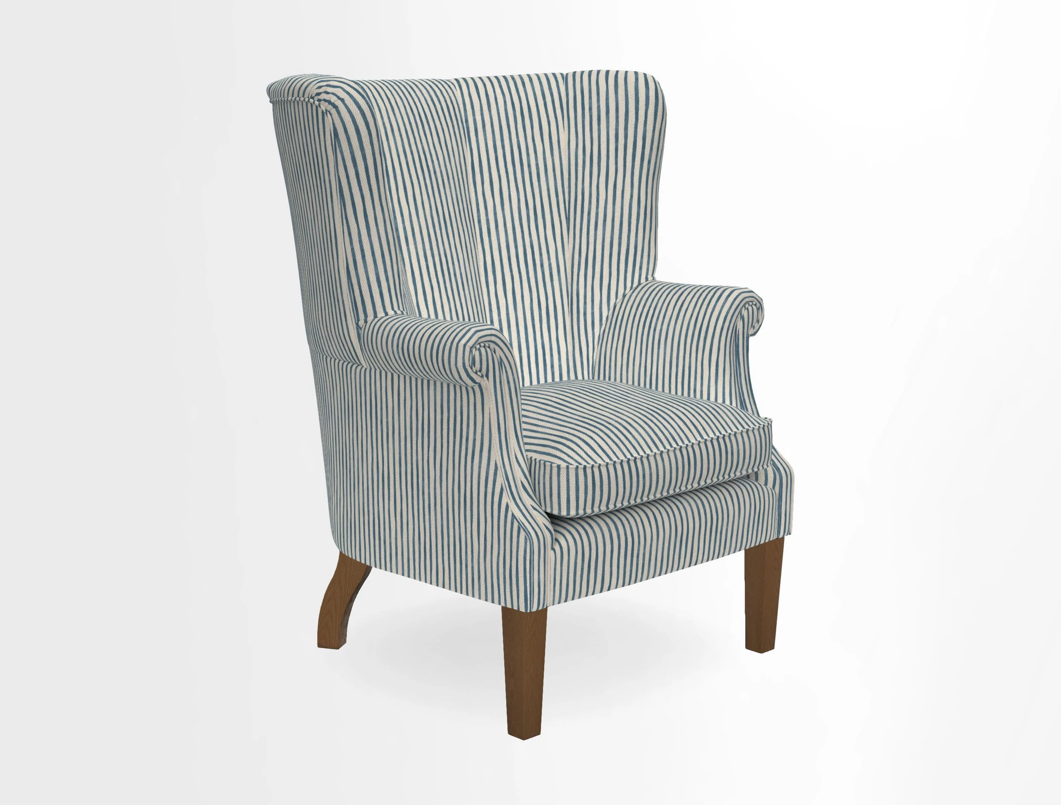 Whitewell Fluted Chair in Textured Velvet Veridian