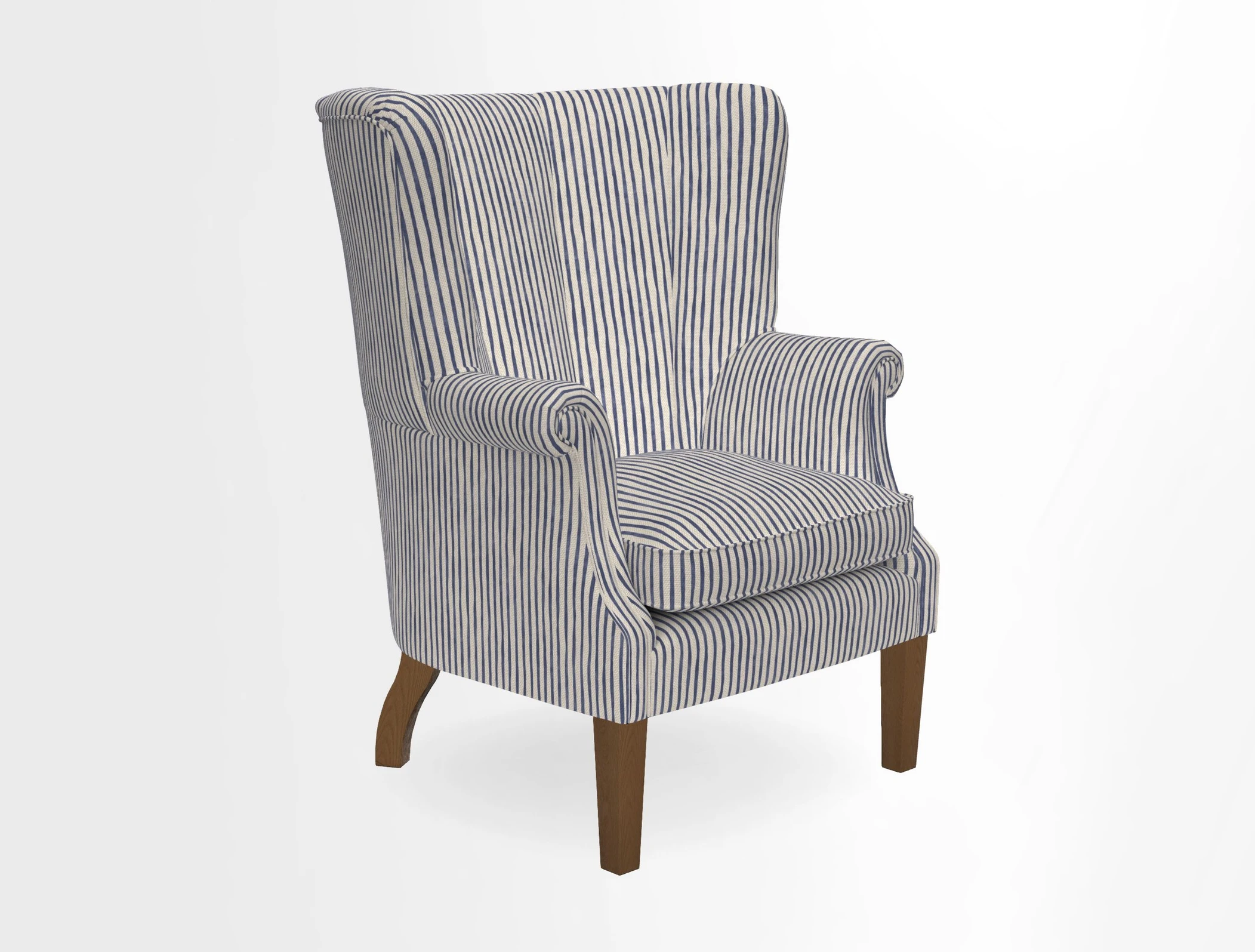 Whitewell Fluted Chair in Textured Velvet Veridian