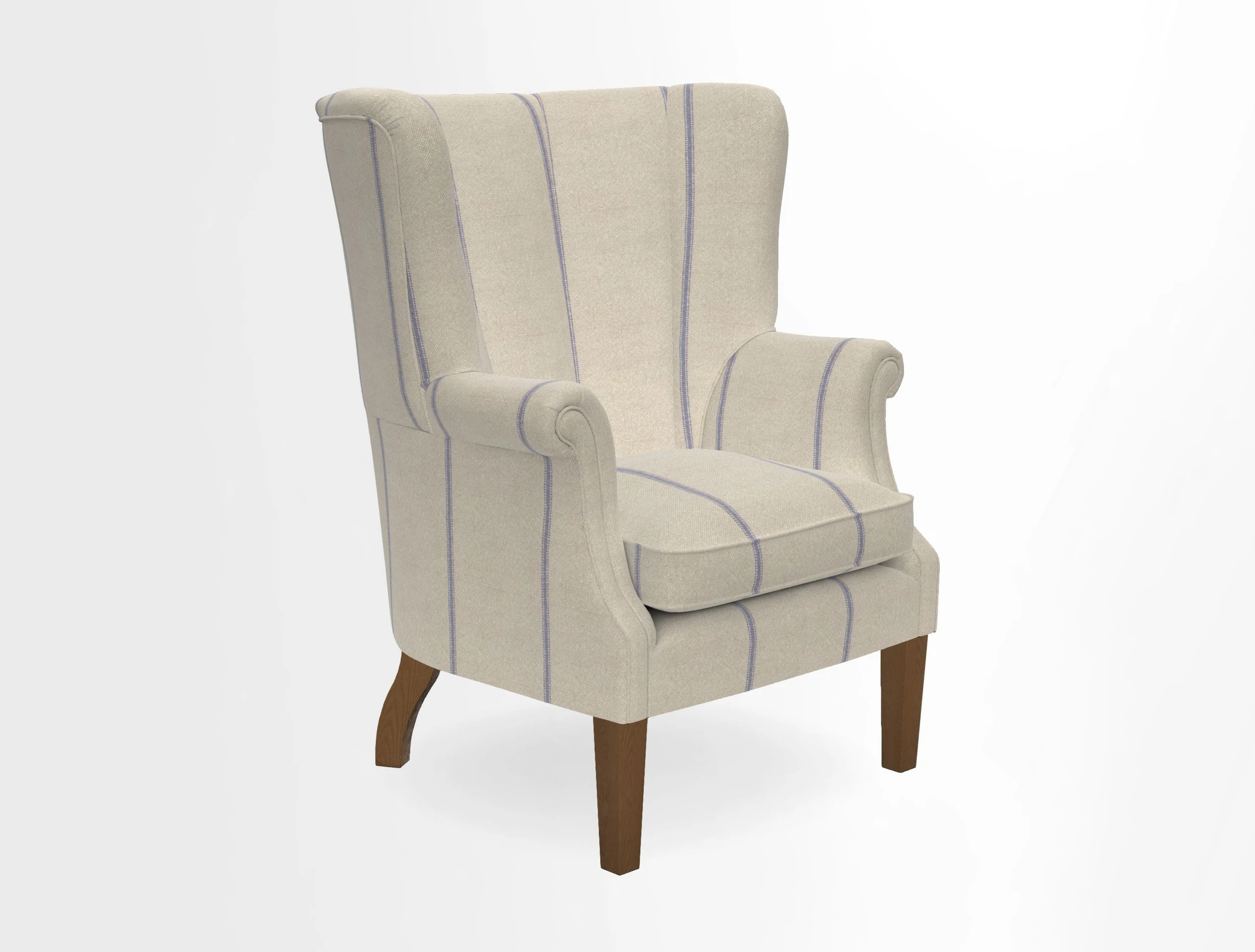 Whitewell Fluted Chair in Textured Velvet Veridian