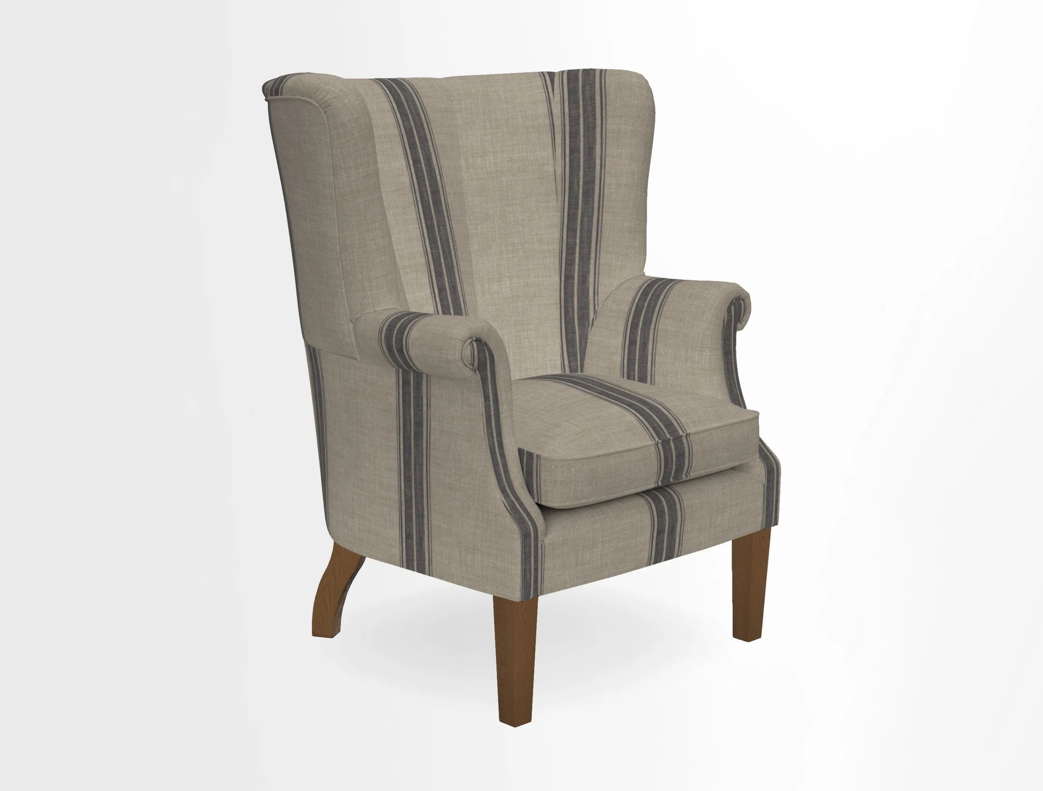 Whitewell Fluted Chair in Textured Velvet Veridian