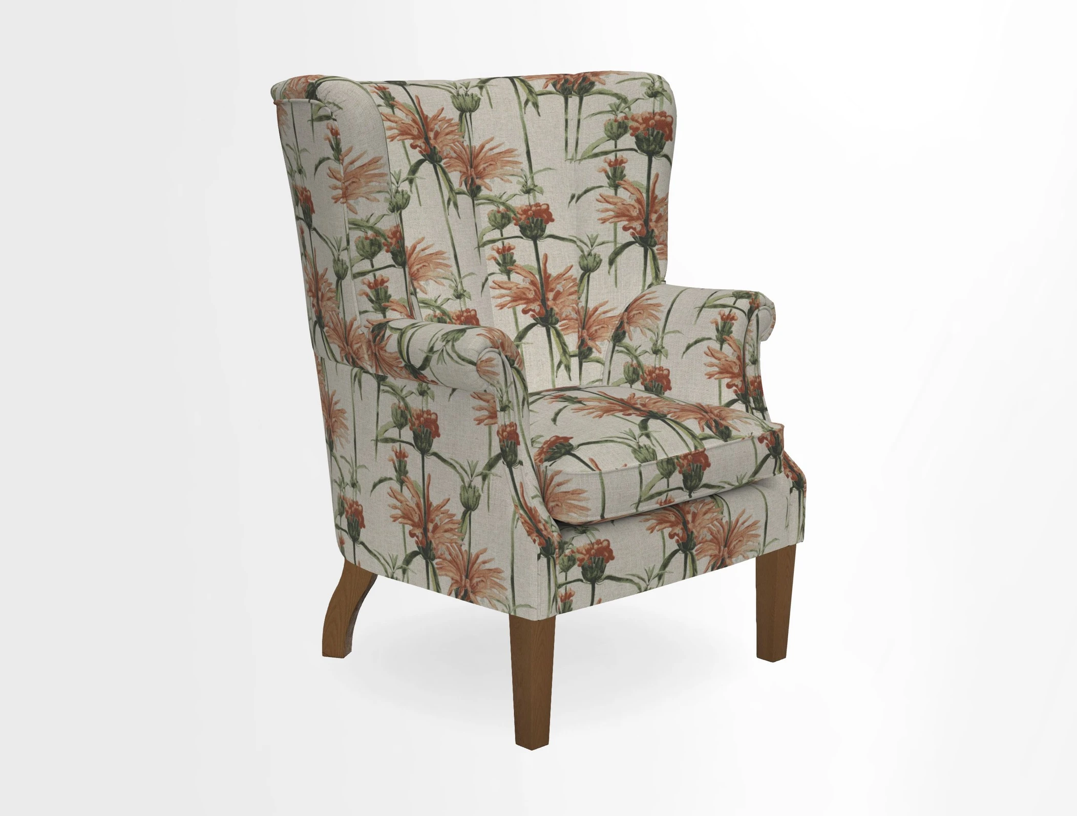 Whitewell Fluted Chair in Textured Velvet Veridian