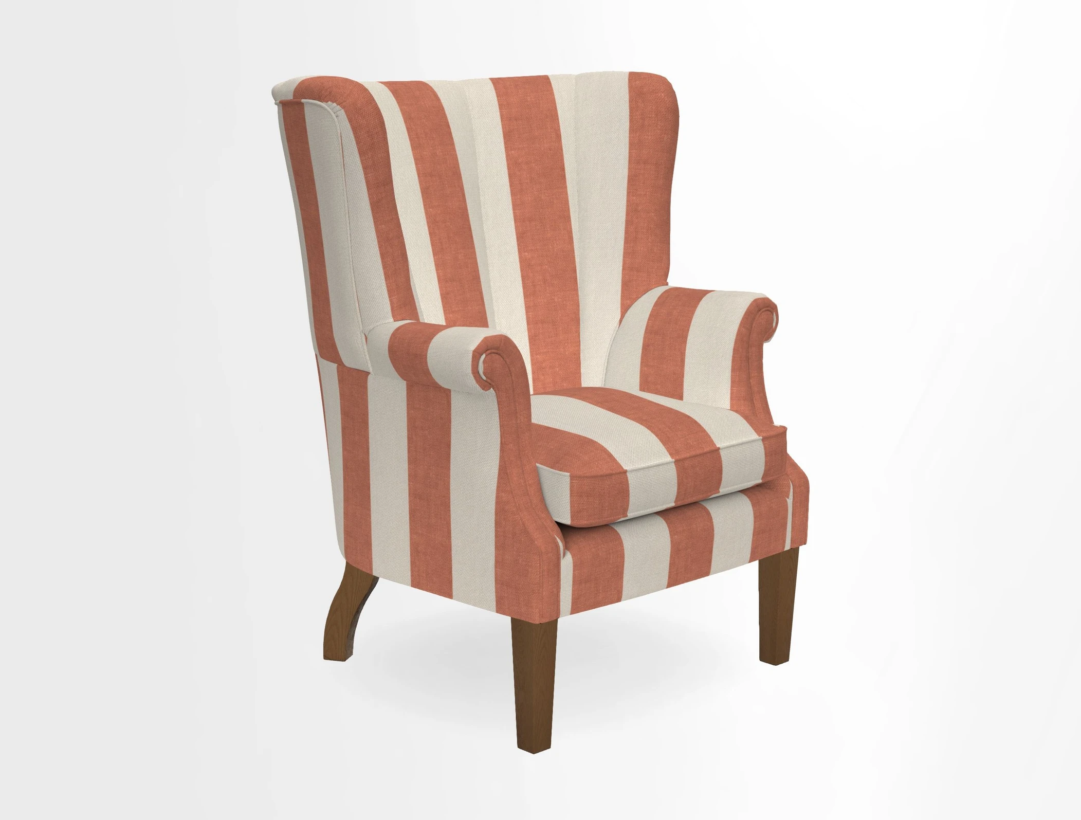Whitewell Fluted Chair in Textured Velvet Veridian