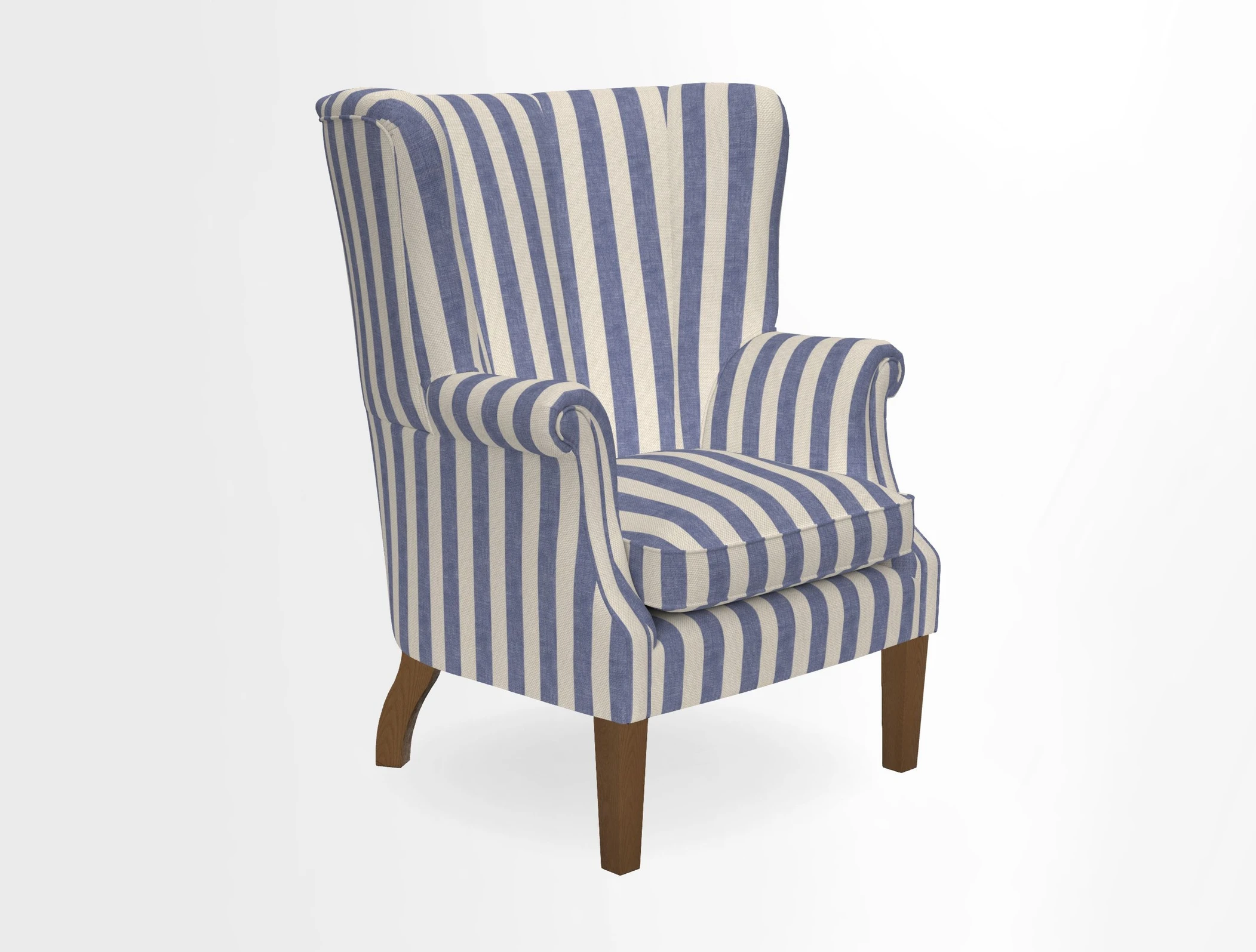 Whitewell Fluted Chair in Textured Velvet Veridian