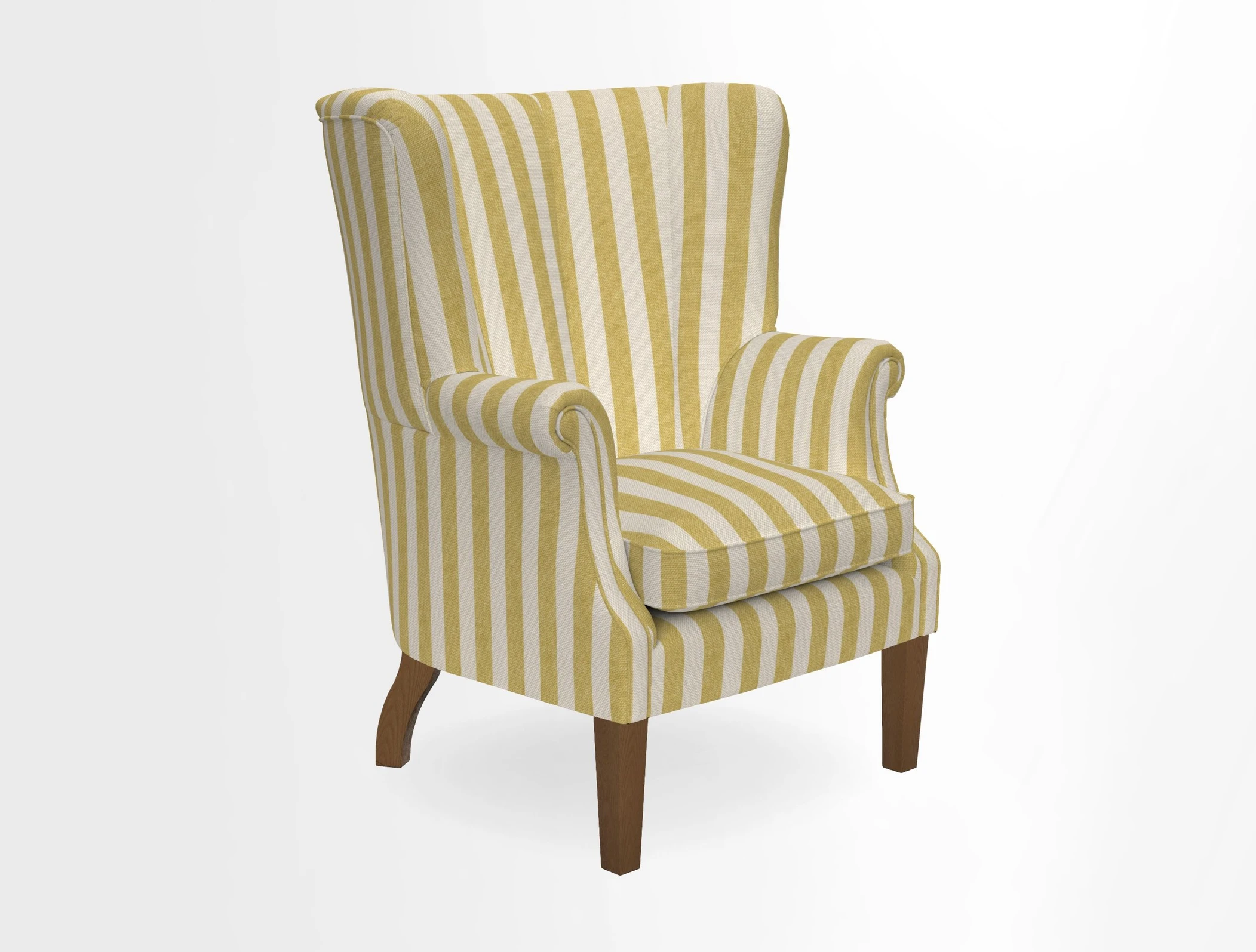 Whitewell Fluted Chair in Textured Velvet Veridian