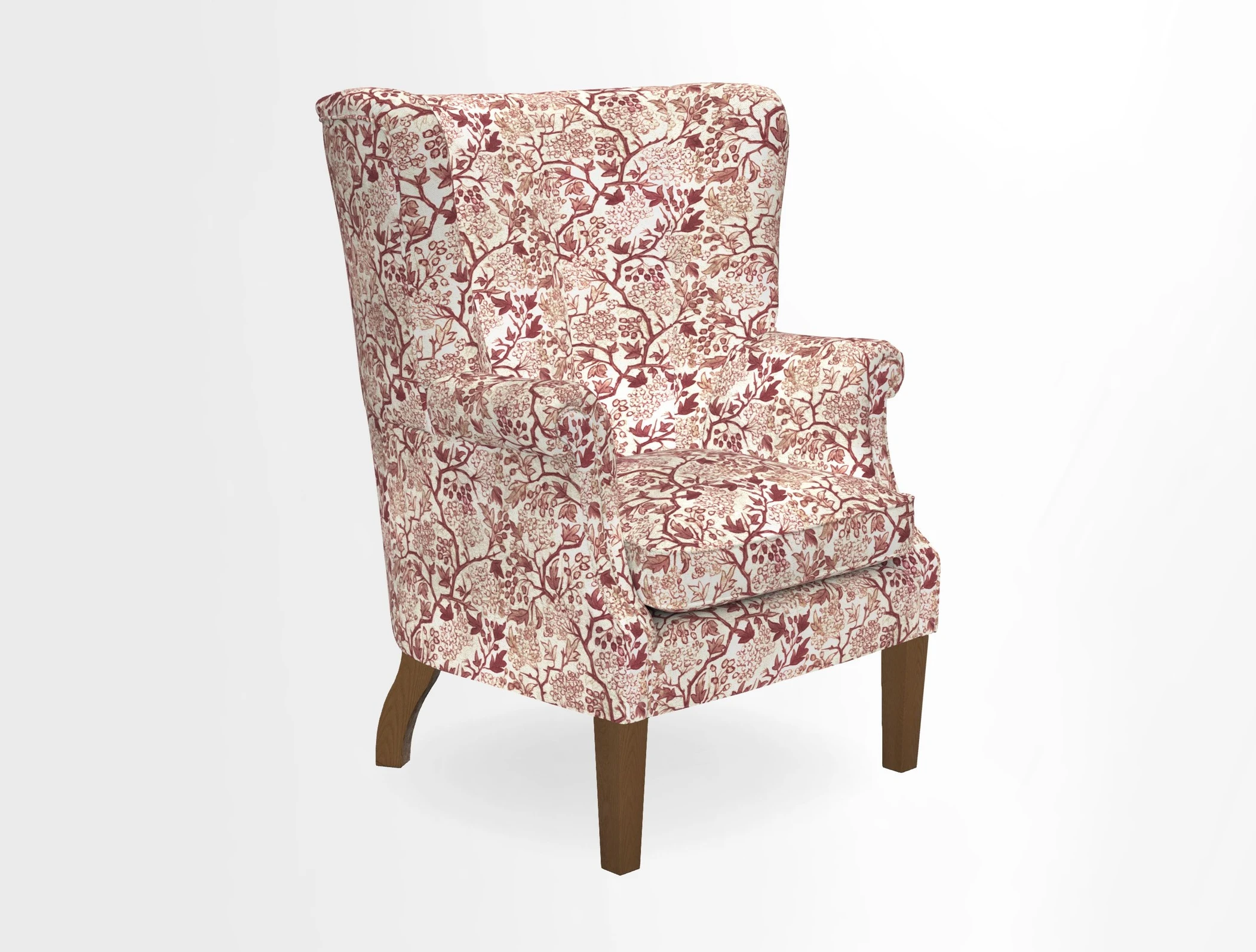 Whitewell Fluted Chair in Textured Velvet Veridian