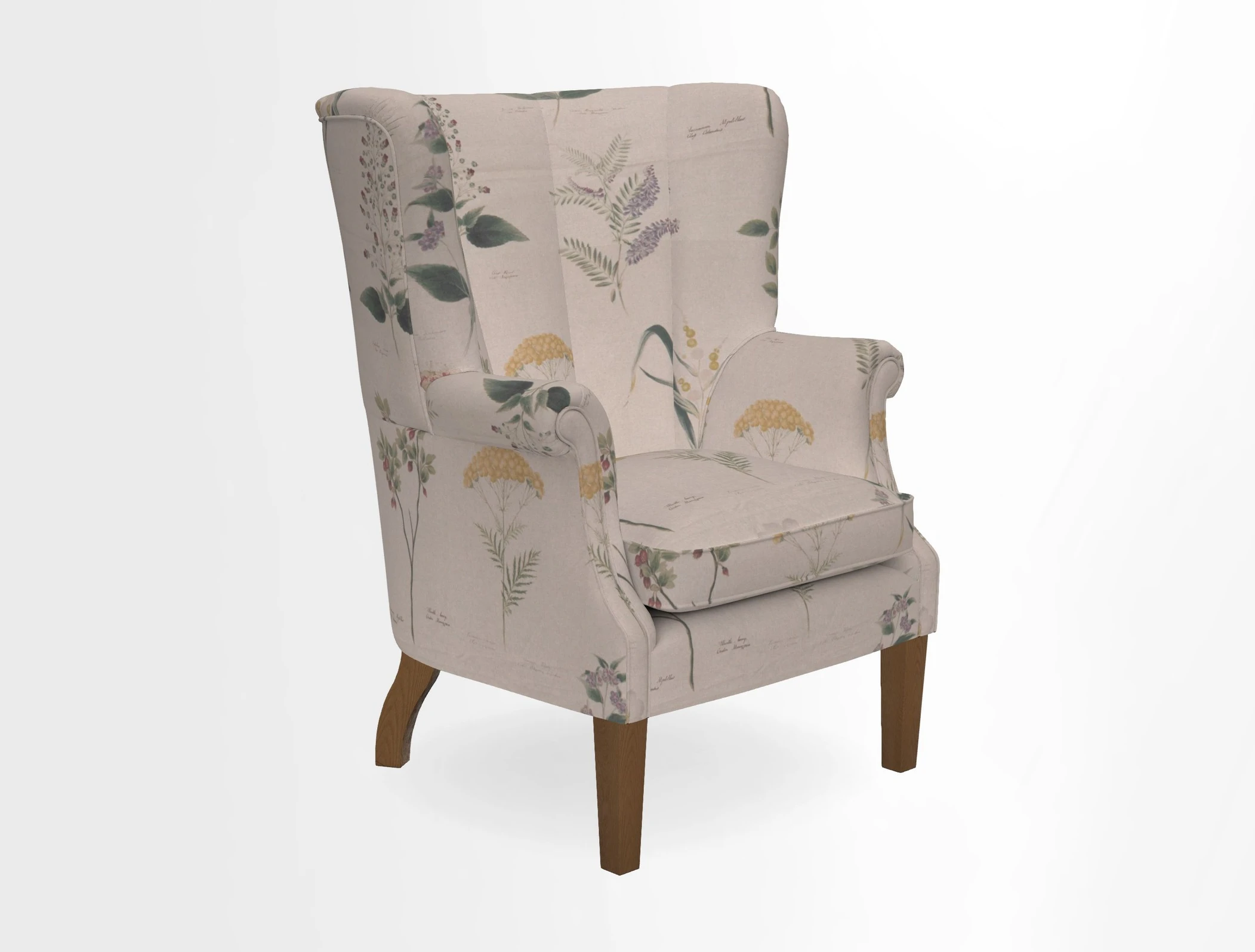 Whitewell Fluted Chair in Textured Velvet Veridian