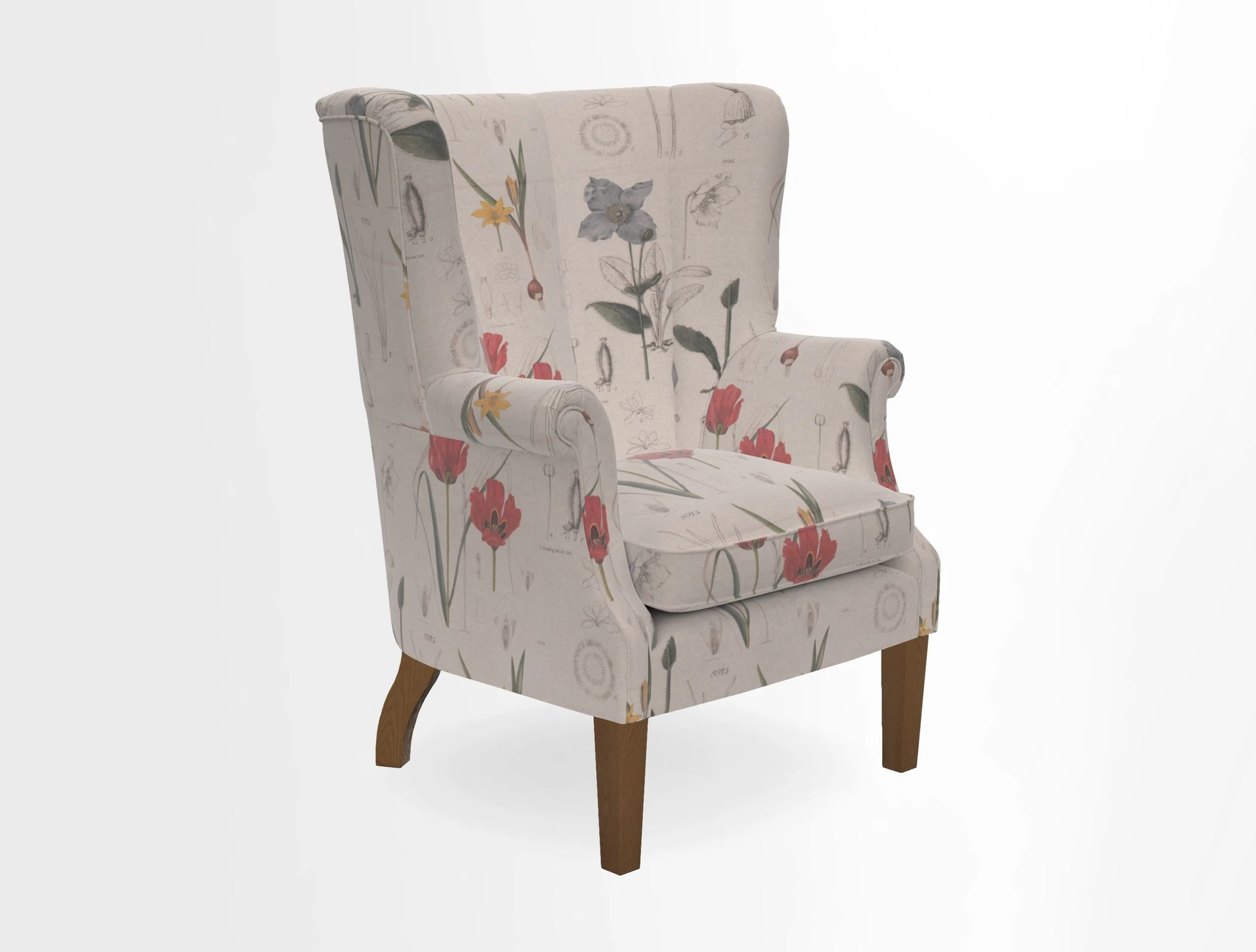 Whitewell Fluted Chair in Textured Velvet Veridian