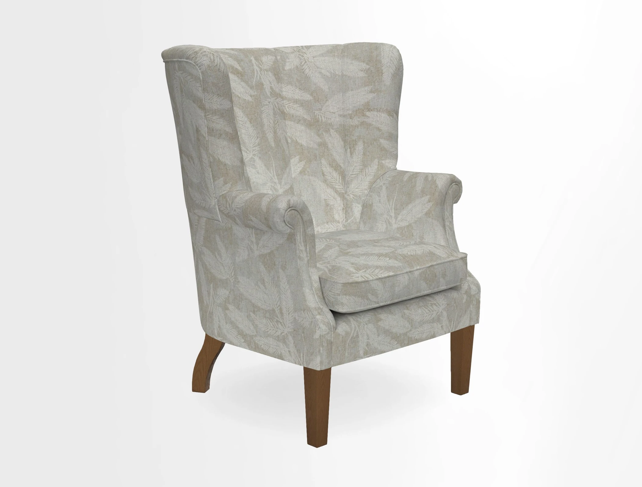 Whitewell Fluted Chair in Textured Velvet Veridian
