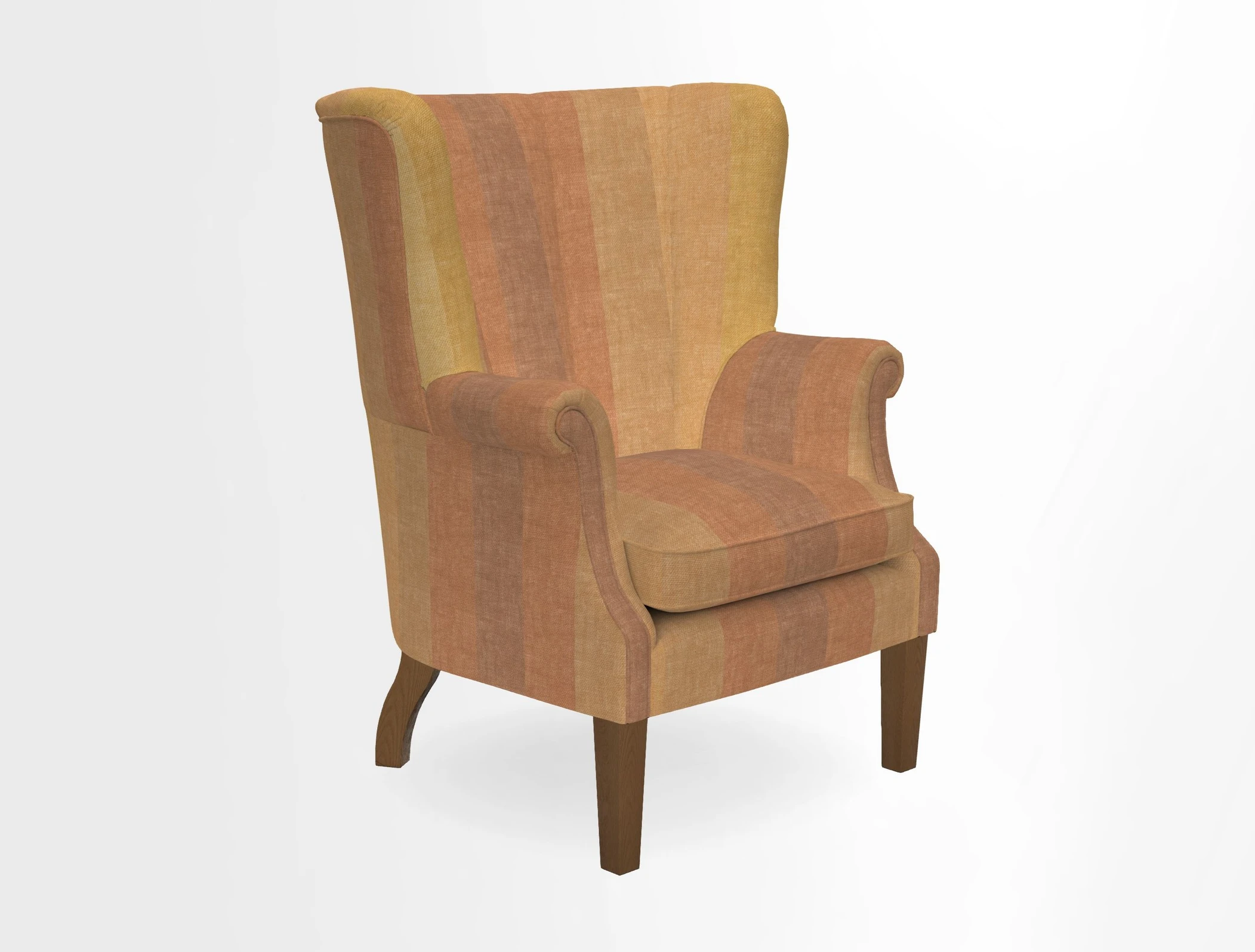 Whitewell Fluted Chair in Textured Velvet Veridian