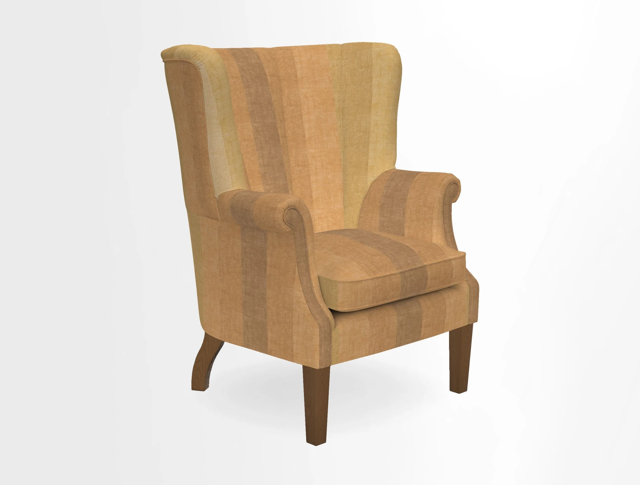 Whitewell Fluted Chair in Textured Velvet Veridian