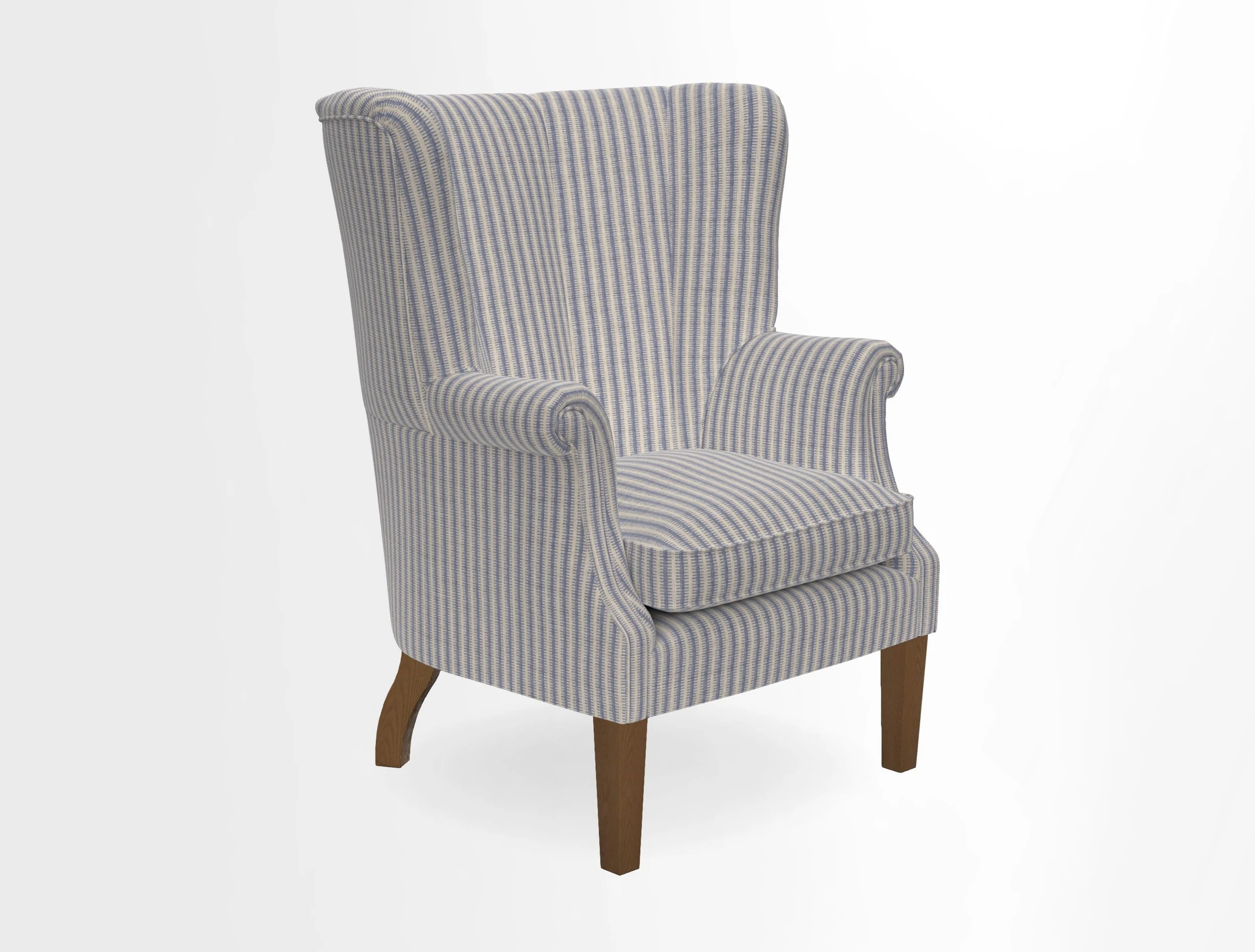 Whitewell Fluted Chair in Textured Velvet Veridian