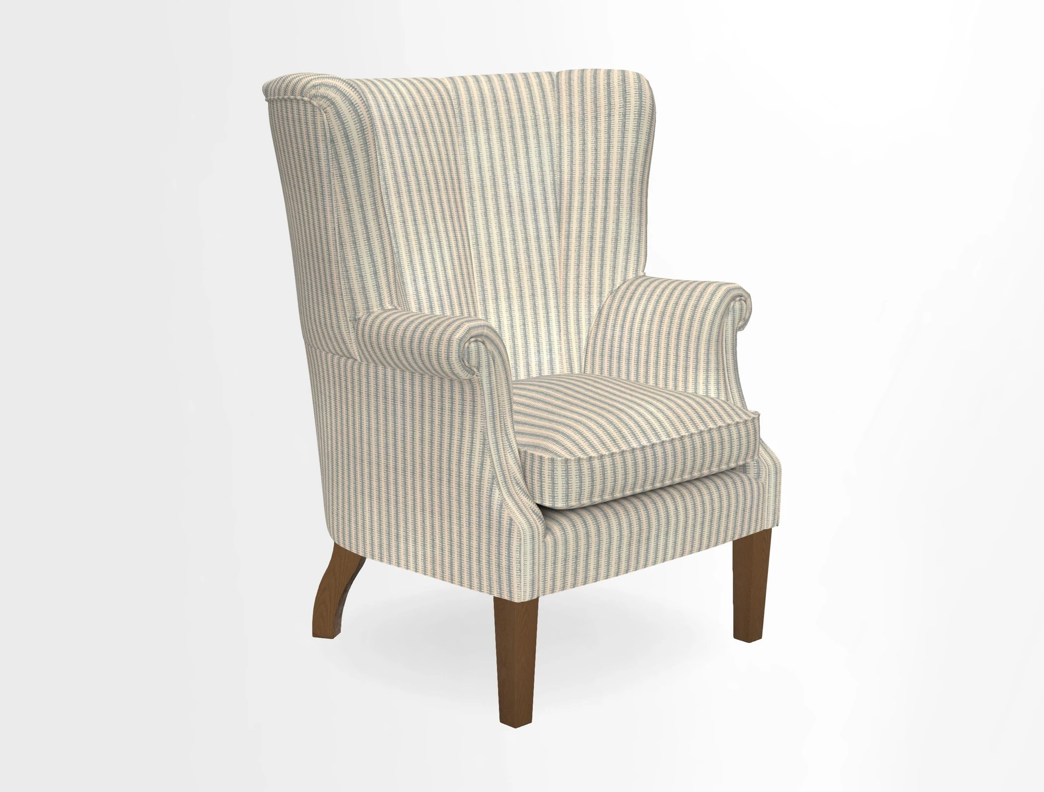 Whitewell Fluted Chair in Textured Velvet Veridian