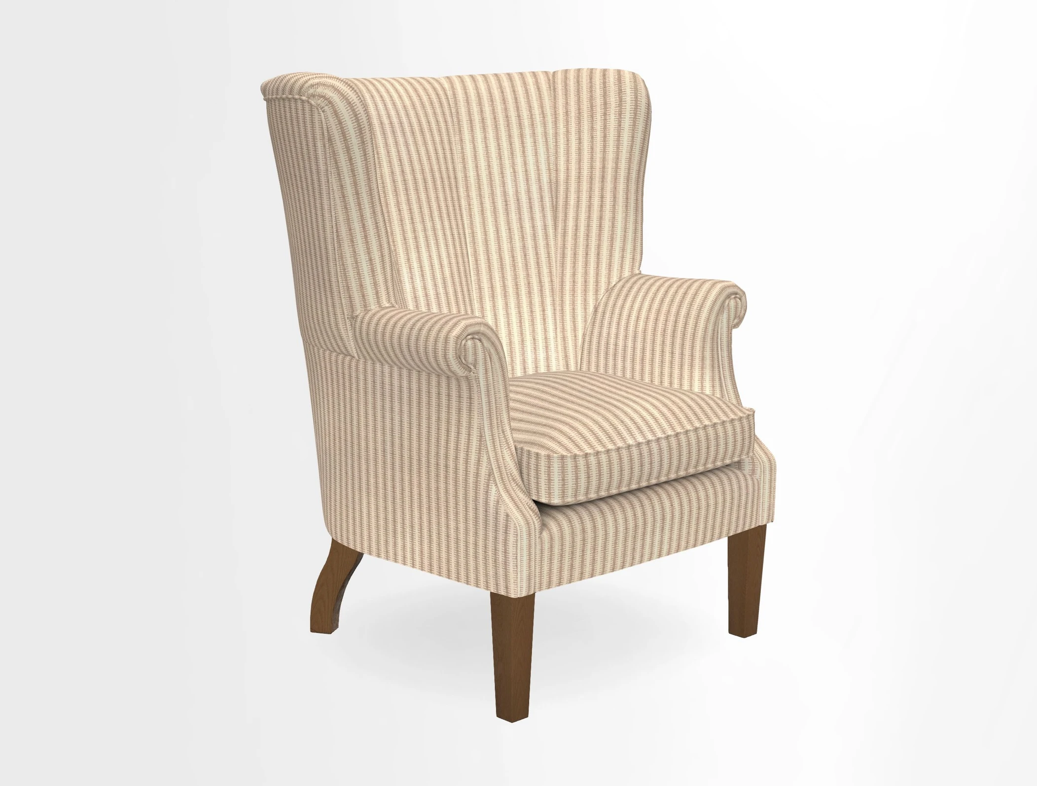 Whitewell Fluted Chair in Textured Velvet Veridian