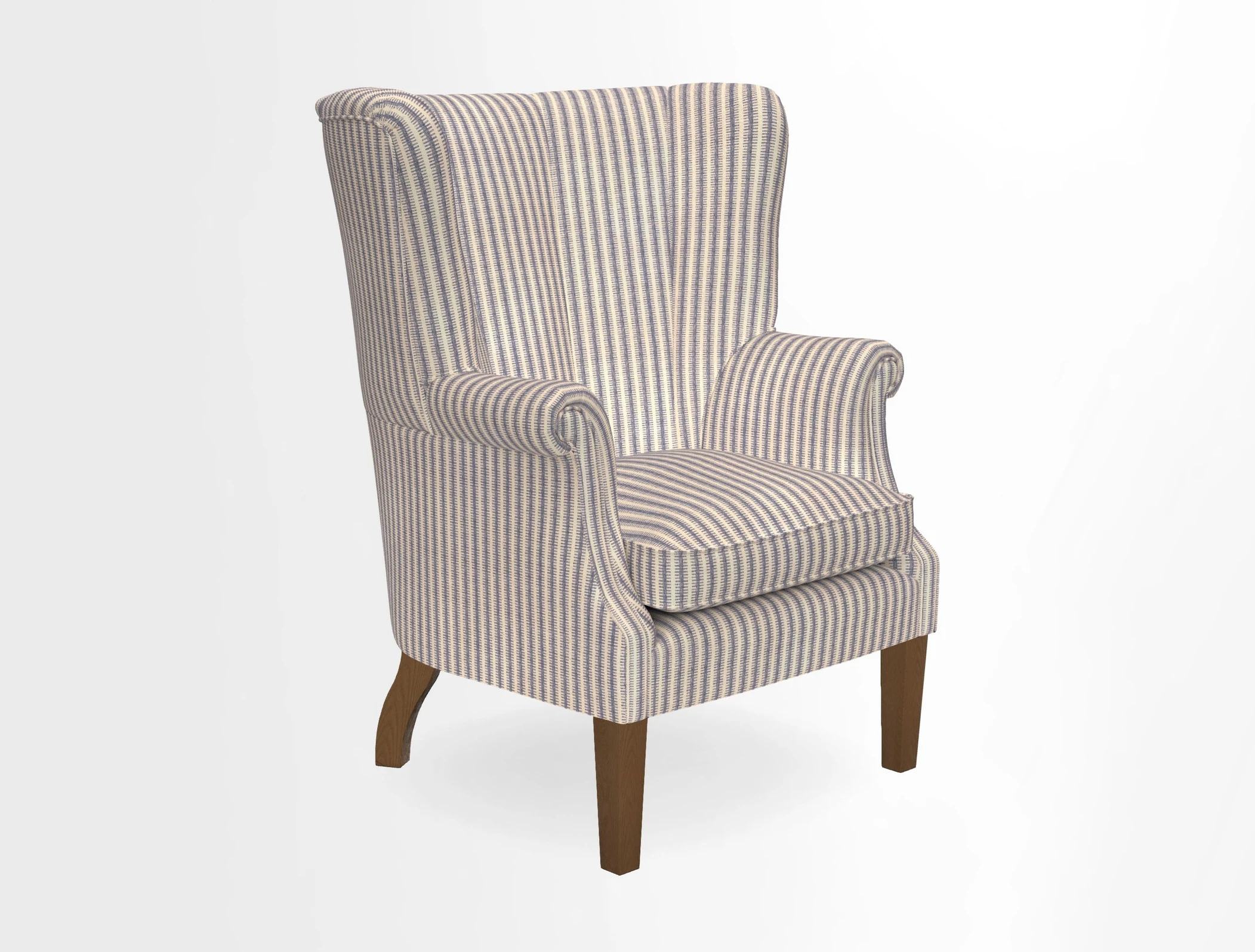 Whitewell Fluted Chair in Textured Velvet Veridian