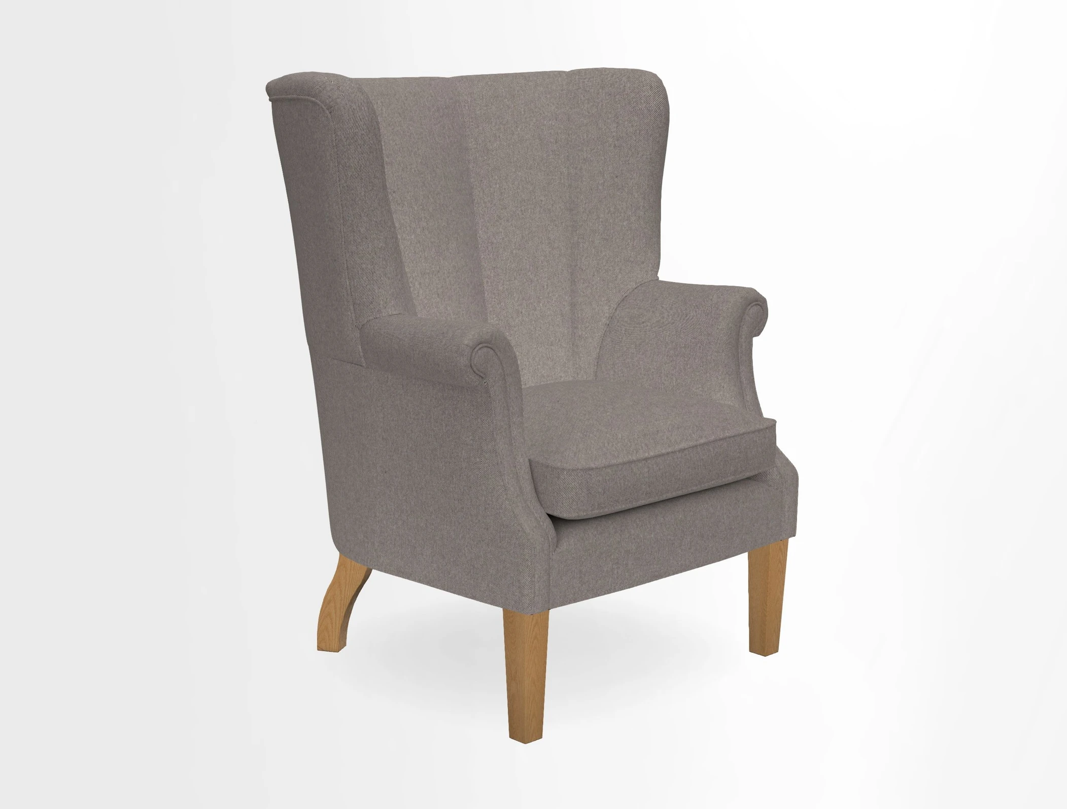 Whitewell Fluted Chair in Textured Velvet Veridian