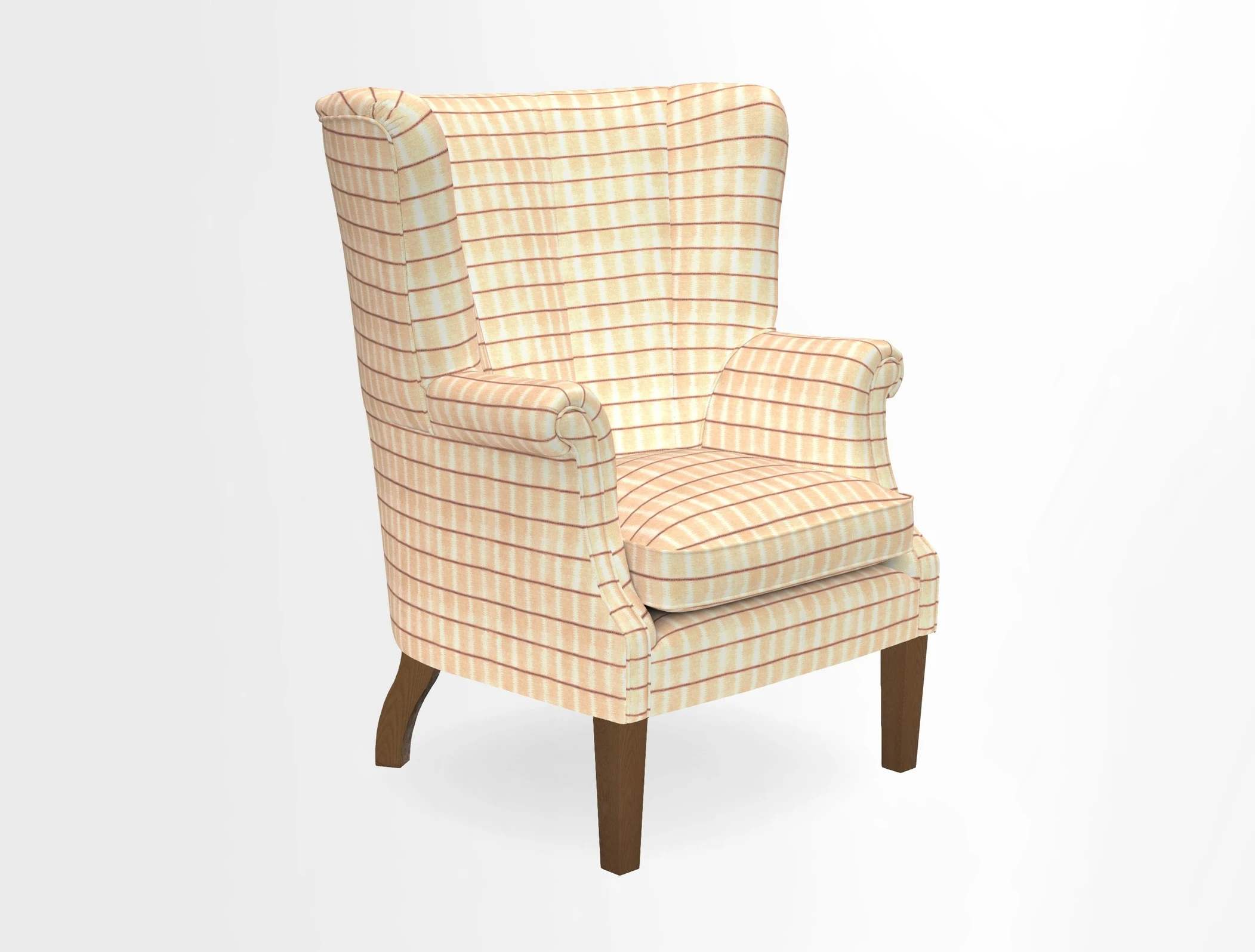 Whitewell Fluted Chair in Textured Velvet Veridian