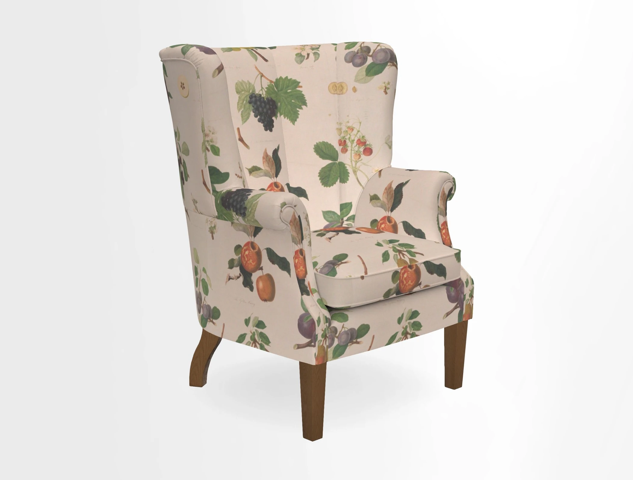 Whitewell Fluted Chair in Textured Velvet Veridian