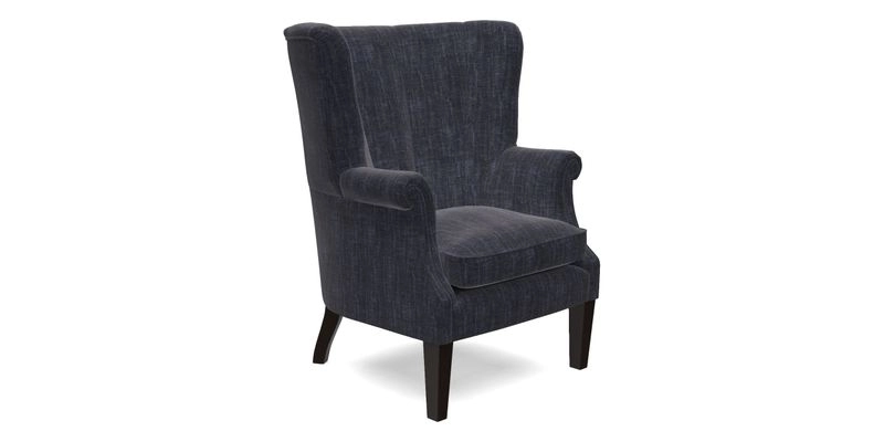 Whitewell Fluted Chair in Textured Velvet Veridian
