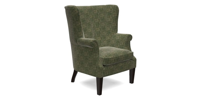 Whitewell Fluted Chair in Textured Velvet Veridian