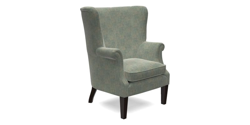 Whitewell Fluted Chair in Textured Velvet Veridian