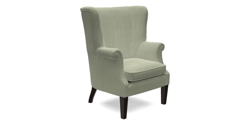 Whitewell Fluted Chair in Textured Velvet Veridian