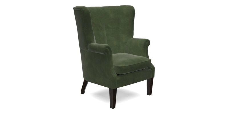 Whitewell Fluted Chair in Textured Velvet Veridian
