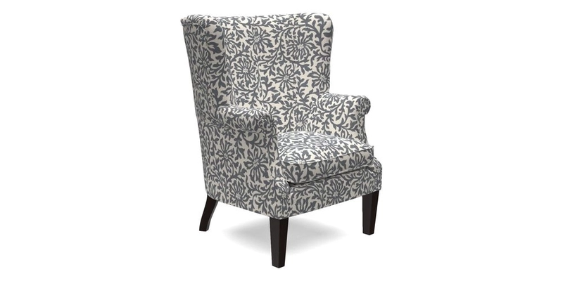 Whitewell Fluted Chair in Textured Velvet Veridian