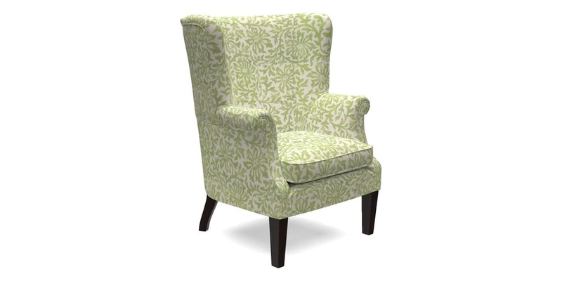 Whitewell Fluted Chair in Textured Velvet Veridian