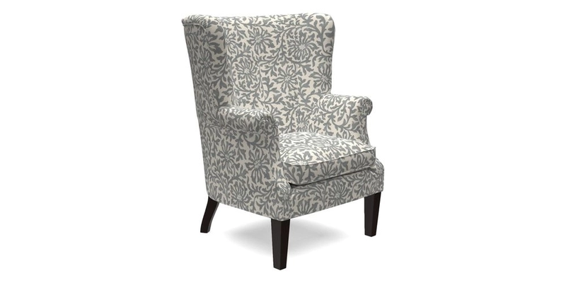 Whitewell Fluted Chair in Textured Velvet Veridian