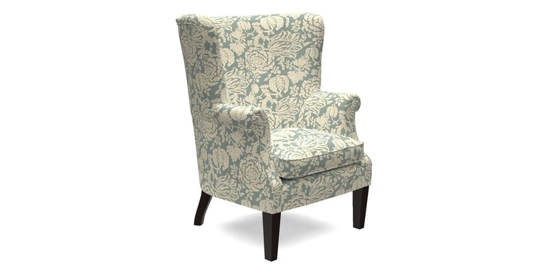 Whitewell Fluted Chair in Textured Velvet Veridian