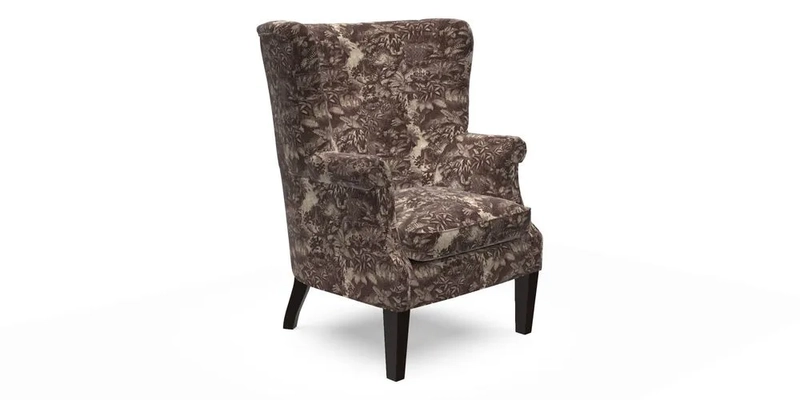 Whitewell Fluted Chair in Textured Velvet Veridian
