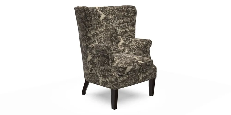 Whitewell Fluted Chair in Textured Velvet Veridian