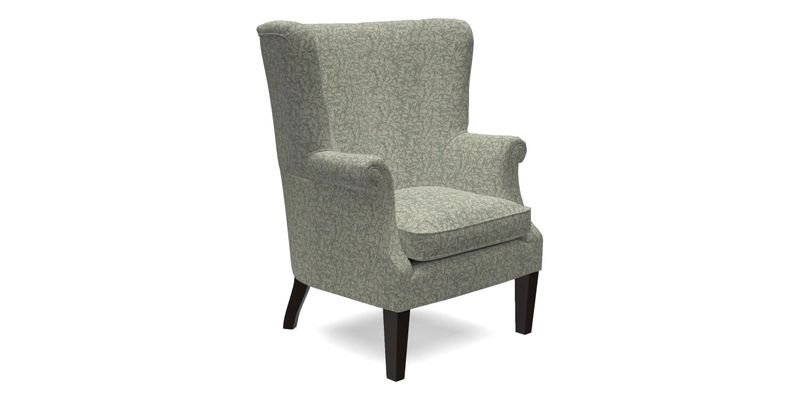 Whitewell Fluted Chair in Textured Velvet Veridian