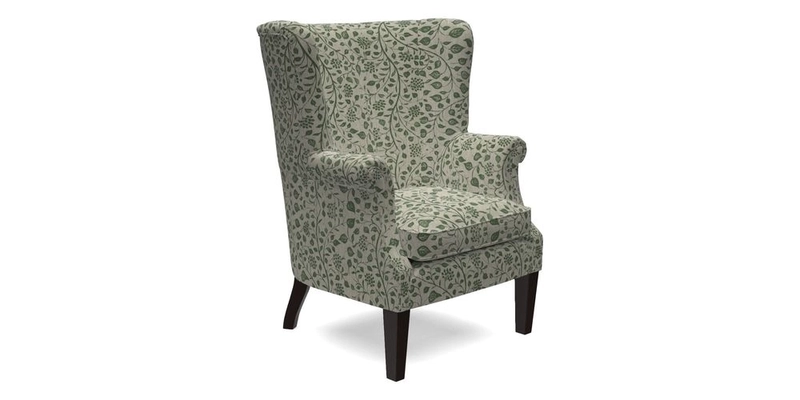 Whitewell Fluted Chair in Textured Velvet Veridian